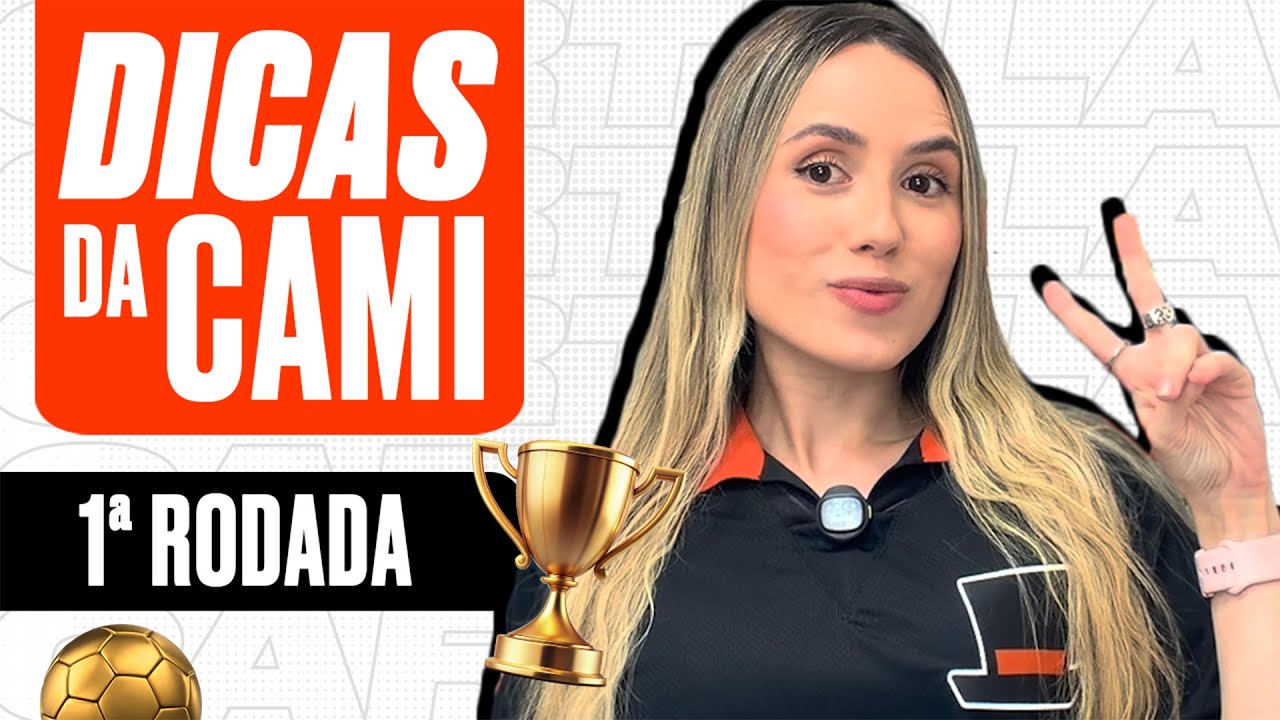 1ª rodada | Dicas da Cami | Cartola 2026 🎩⚽