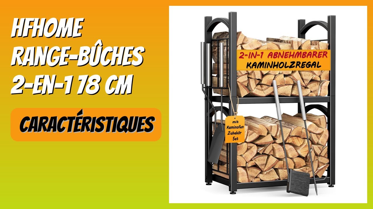 AVIS (2026) : HFHOME Range-Bûches 2-en-1 78 cm. DÉTAILS