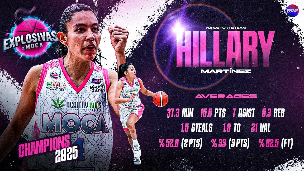 Hillary Mart&iacute;nez - BSNF 2025 (Explosivas de Moca) #champions