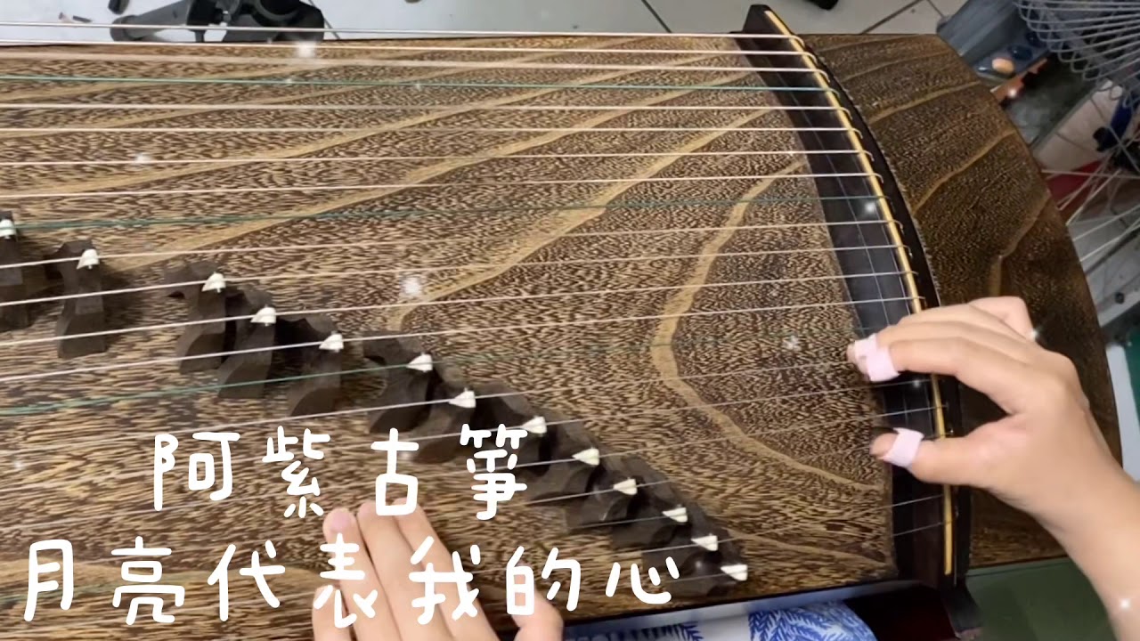 《月亮代表我的心/The Moon Represents My Heart》古箏Chinese instrument-Guzheng｜作曲：翁清溪｜編譜：阿紫古箏｜演奏：阿紫古箏