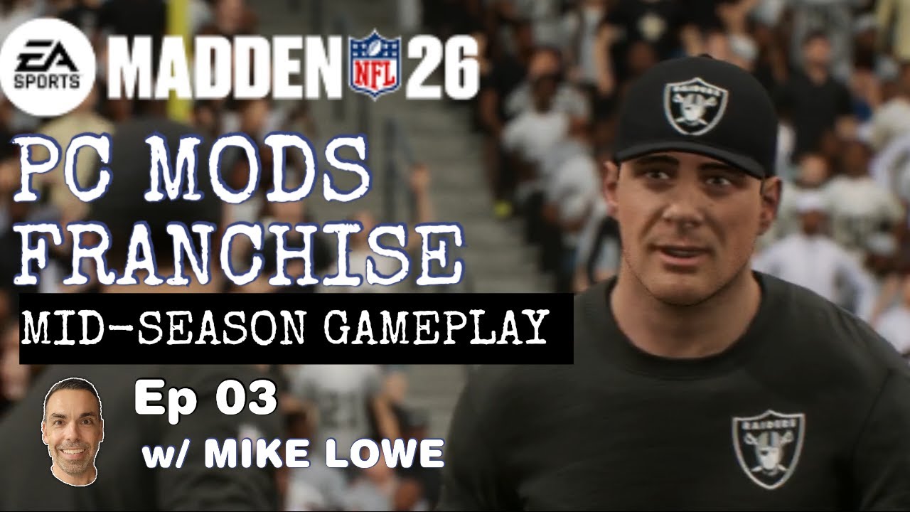 Madden PC Mods Raiders Franchise - Midseason Gameplay