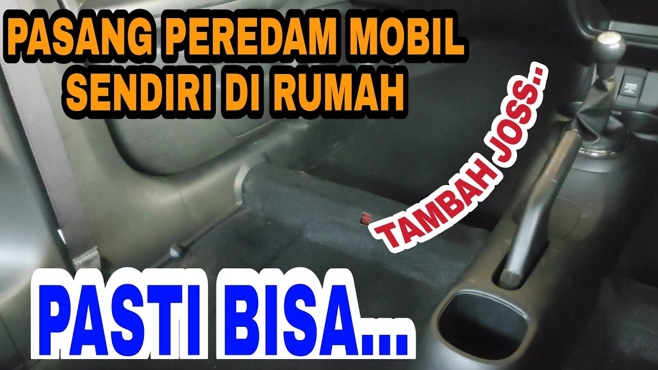 pasang peredam mobil sendiri di honda brv