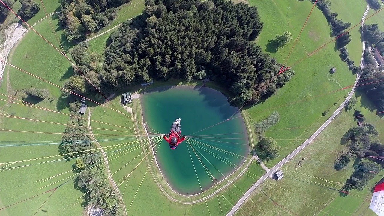 Gleitschirmfliegen an der Hörnerbahn im Allgäu (09/2020)