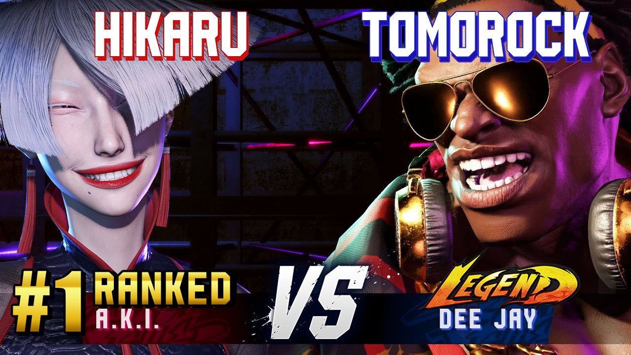 SF6 ▰ HIKARU (#1 Ranked A.K.I.) vs TOMOROCK (Dee Jay) ▰ High Level Gameplay