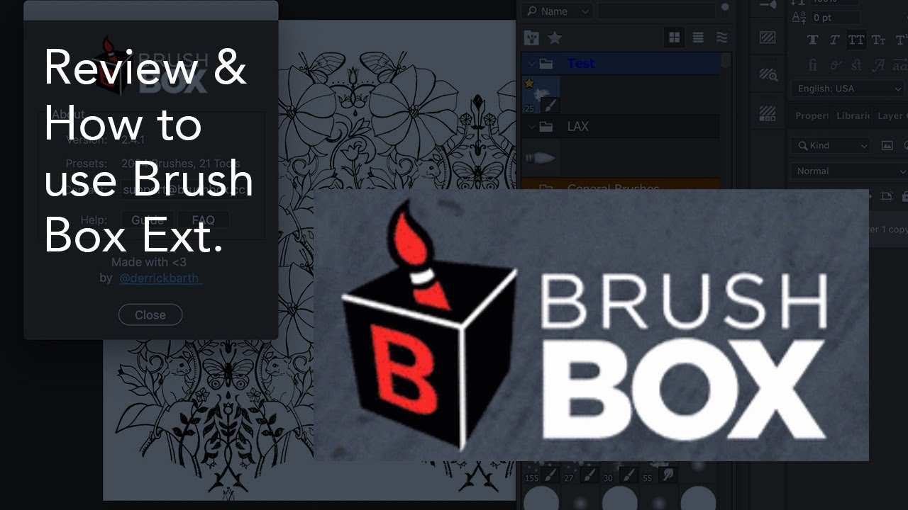 Brush Box Extension Review and Tutorial with Photoshop CC 2020