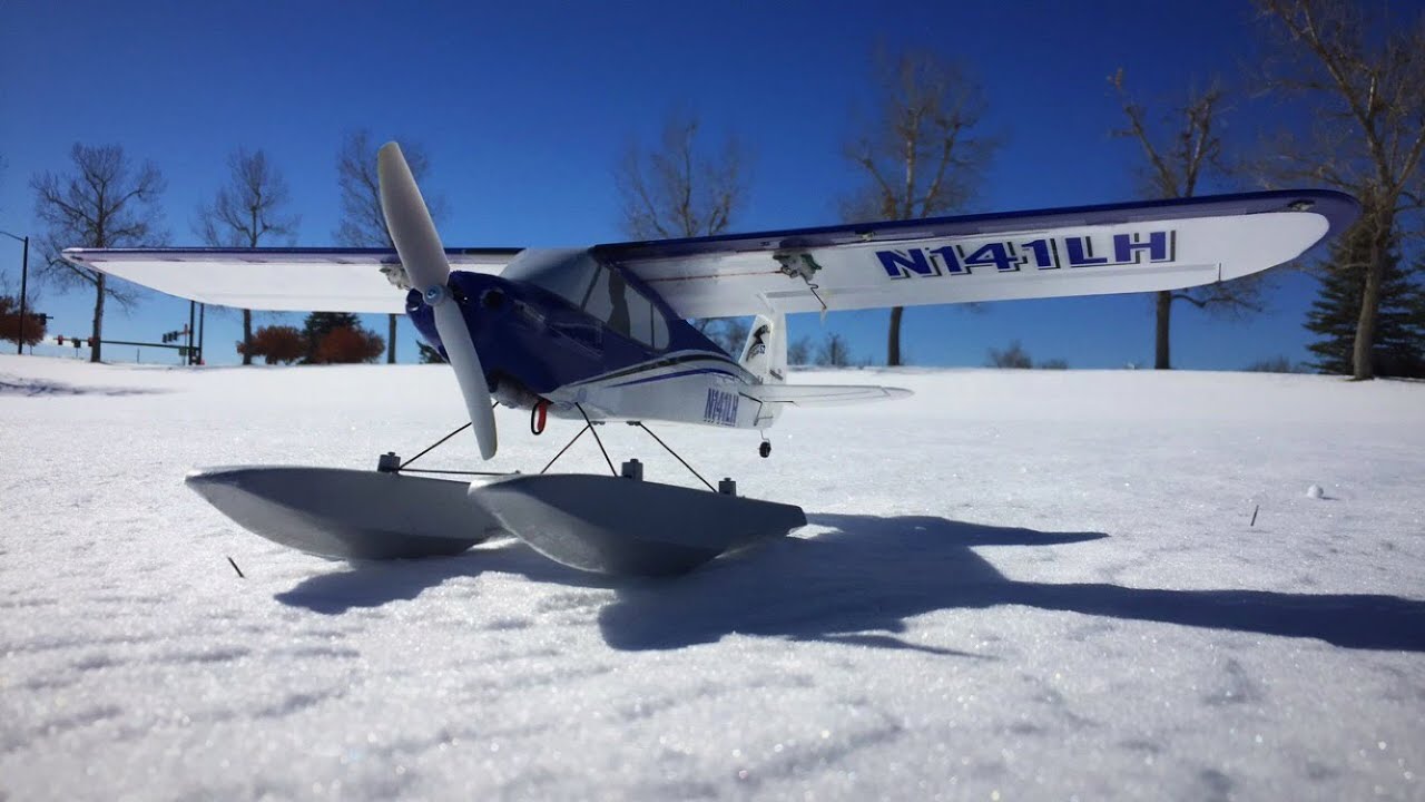 Hobbyzone Sport Cub S (2S Brushless) "Icarus" - Snow Cub Float Flight