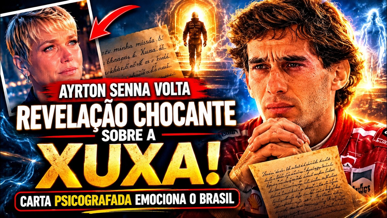 AYRTON SENNA VOLTA EM CARTA PSICOGRAFADA E FAZ GRANDE REVELAÇÃO SOBRE A XUXA
