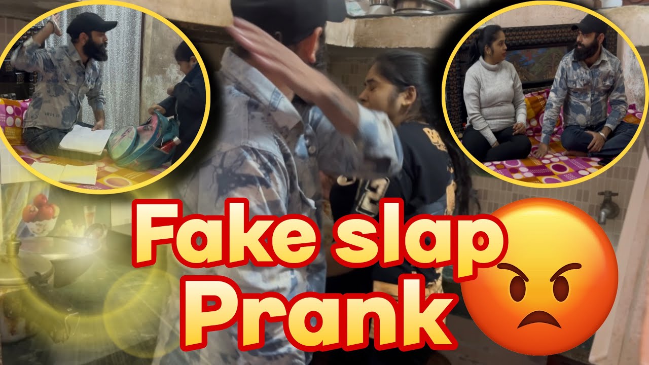 Fake slap prank on family😍#funny#comedy#slapprank#fakeslapprank#youtube#daljeet_dailyvlogs 