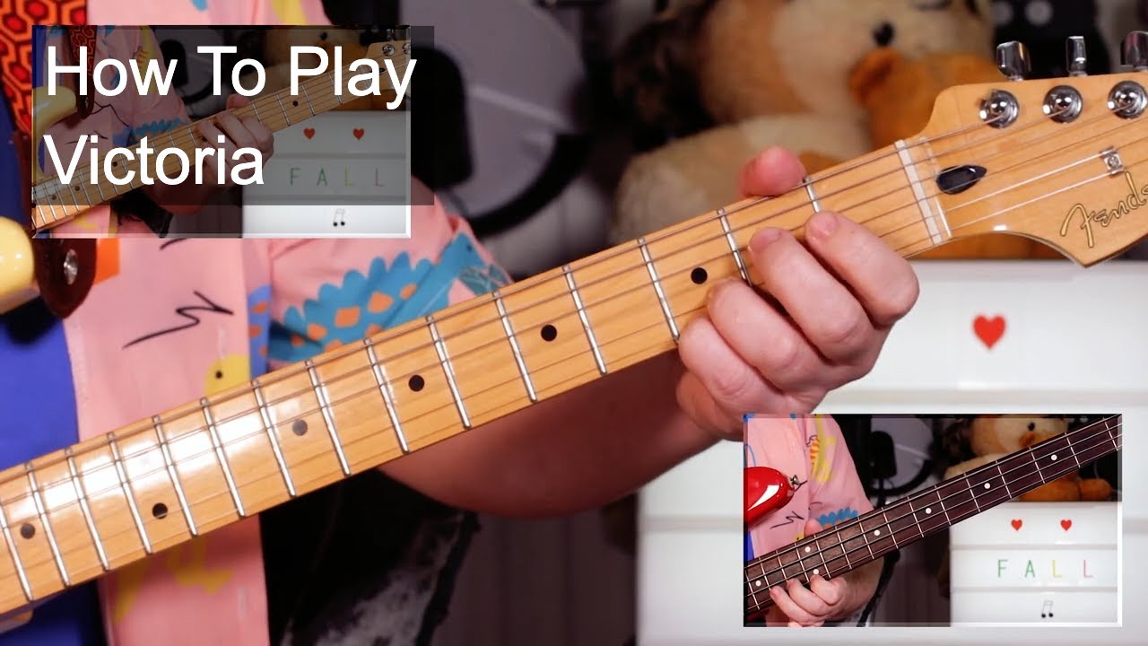 'Victoria' The Fall (Covering The Kinks) Guitar & Bass Lesson
