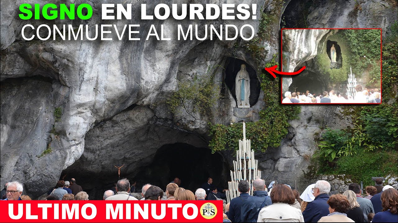 SIGNO EN LOURDES! SORPRENDE AL MUNDO EN ESTOS MOMENTOS! FRANCIA!