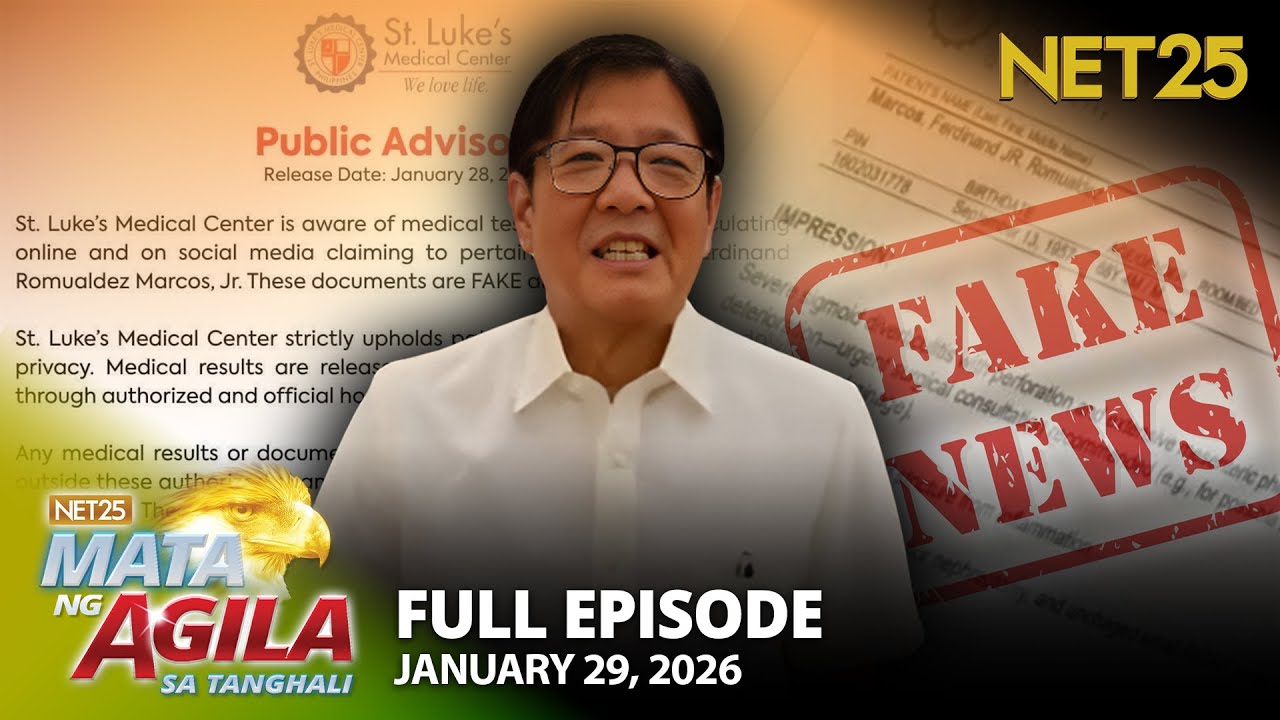Mata ng Agila sa Tanghali - January 29, 2026