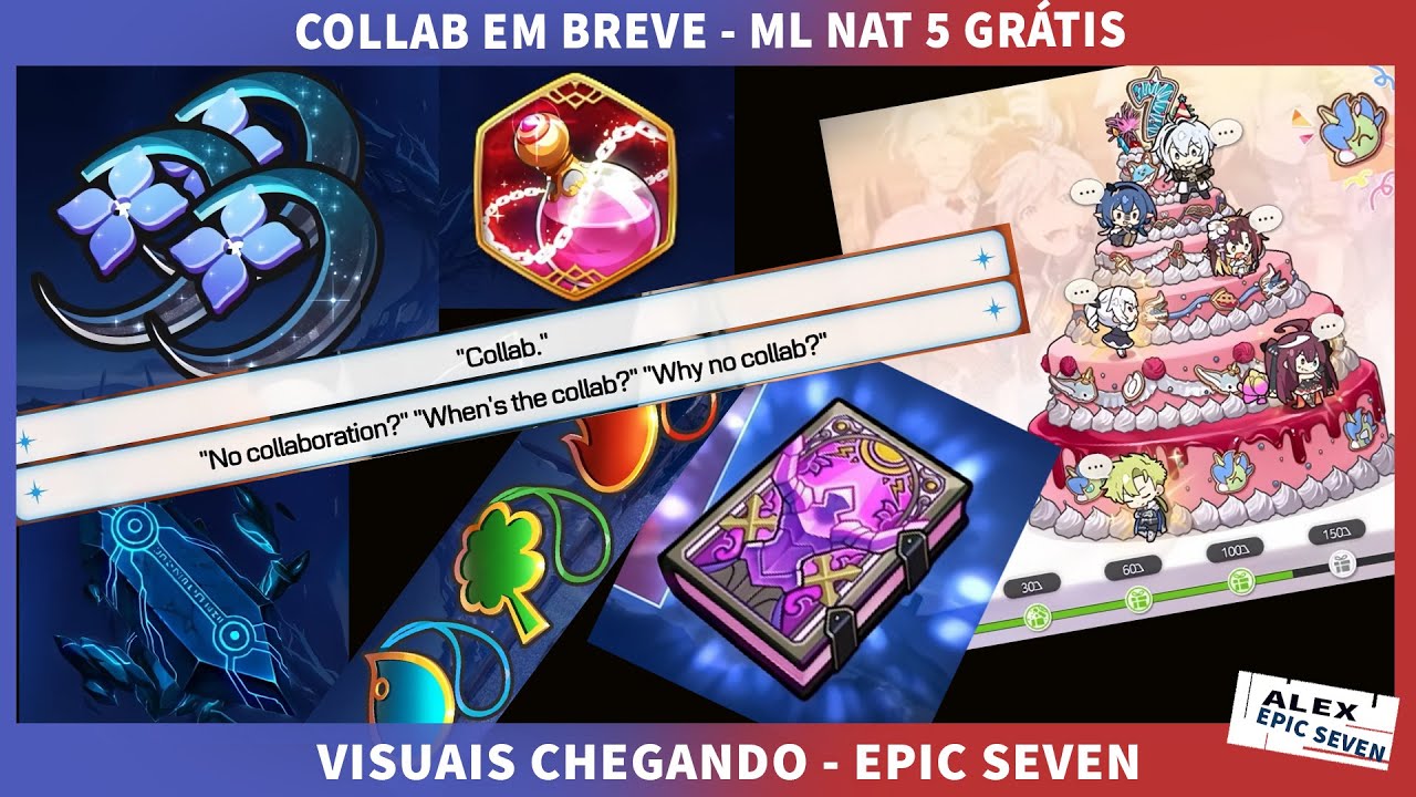 COLABORAÇÃO CHEGANDO? VISUAIS - EVENTOS MARAVILHOSOS E MAIS - NOVIDADES EM EPIC SEVEN