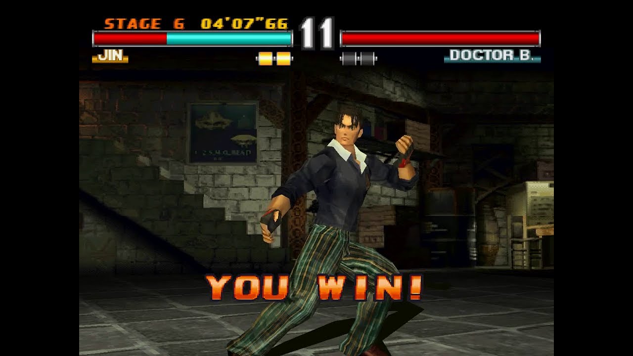 Tekken 3 Jin Kazama arcade mode
