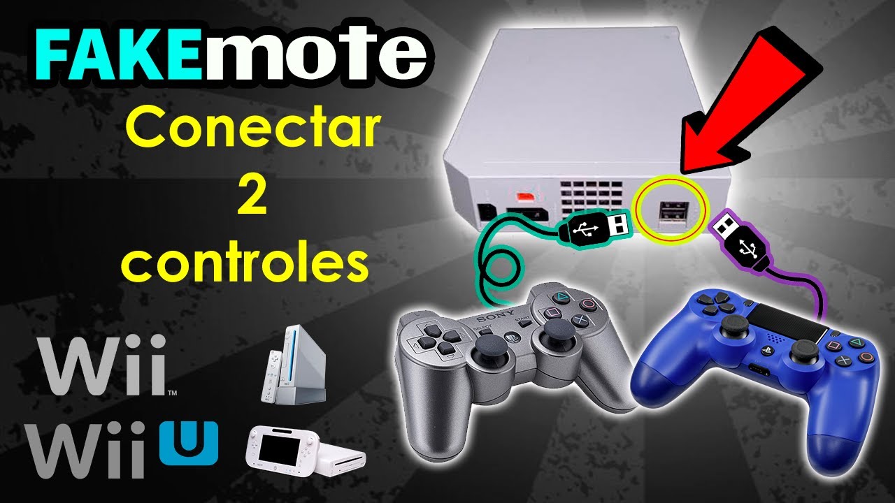 Conectar 2 controles simultaneamente en tu Nintendo Wii / WiiU (vWii) con el uso de FAKEMOTE ✅