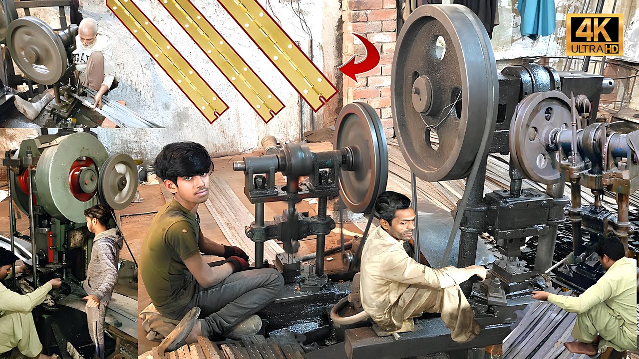 Incredible Making Process Piano Hinge 😱 || Making Of Door Kabza || Heavy Production 😱 | Kabza Making