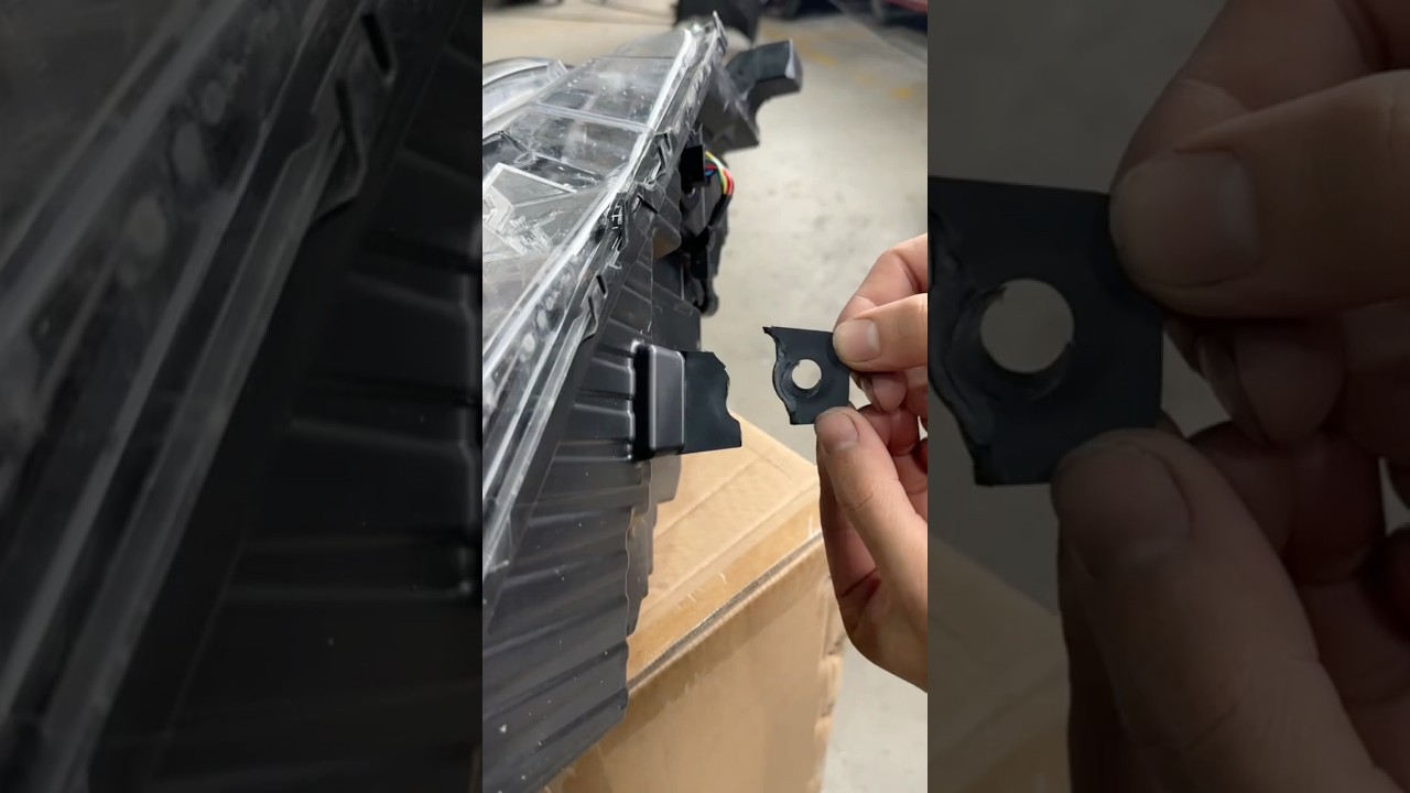 Broken Car Headlight Tab Restoration!