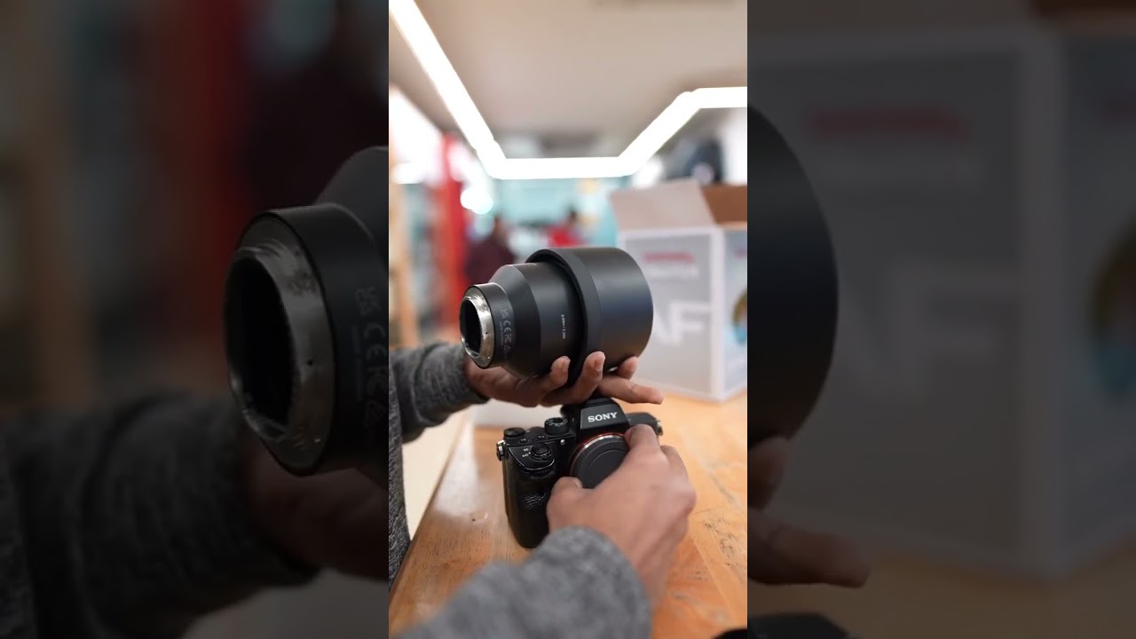 Samyang 135mm F1.8 Sony Unboxing 