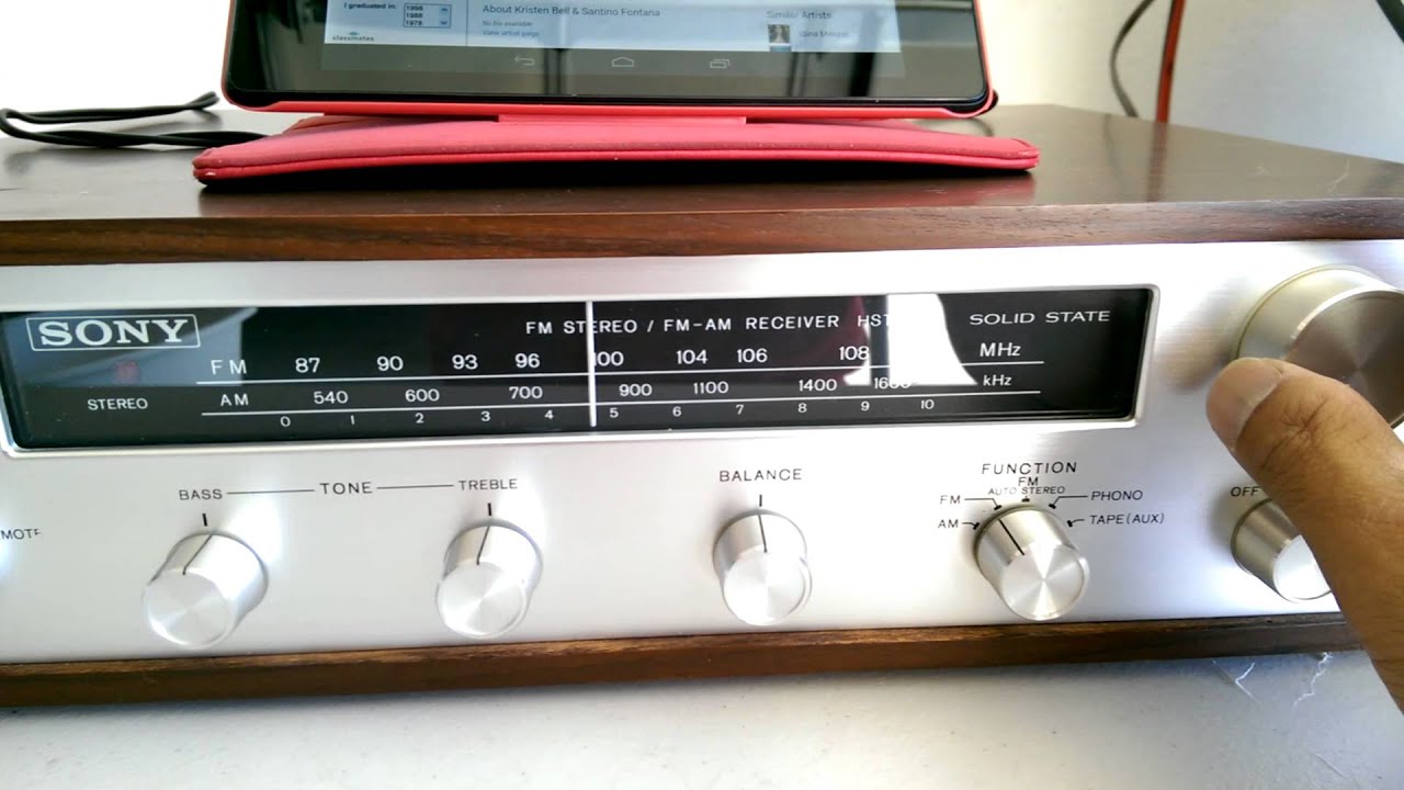 Vintage Sony HST-330 Home Stereo Receiver