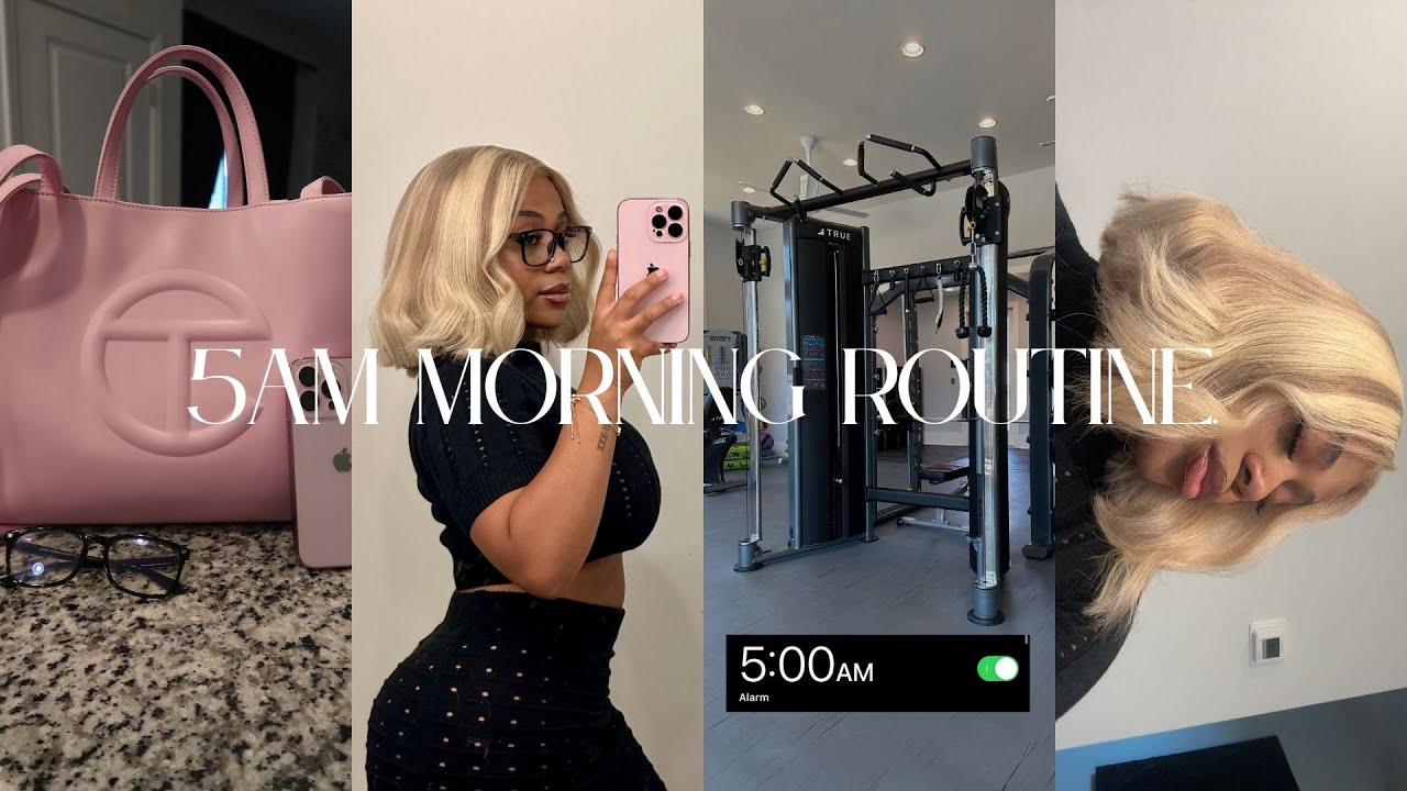 REAL 5AM Routine| Become A Morning Person, Productive Things To Do, Start Healthy Habits!