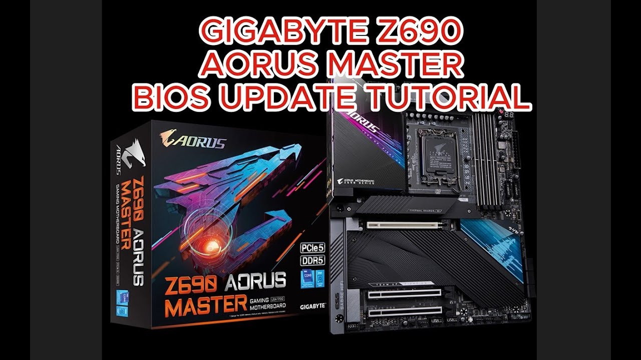 How to GIGABYTE Z690 AORUS MASTER BIOS update tutorial | gigabyte bios update