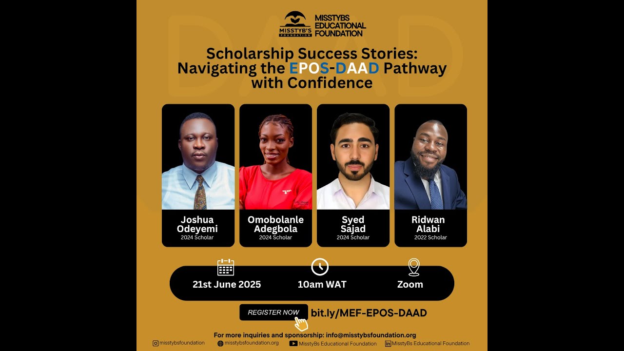Scholarship Success Stories: Navigating the EPOS-DAAD Pathway with Confidence