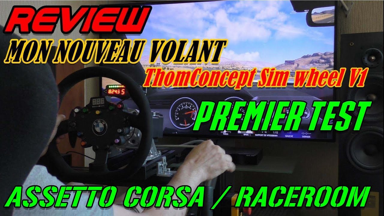 ThomConcept Sim wheel V1 #premier test#