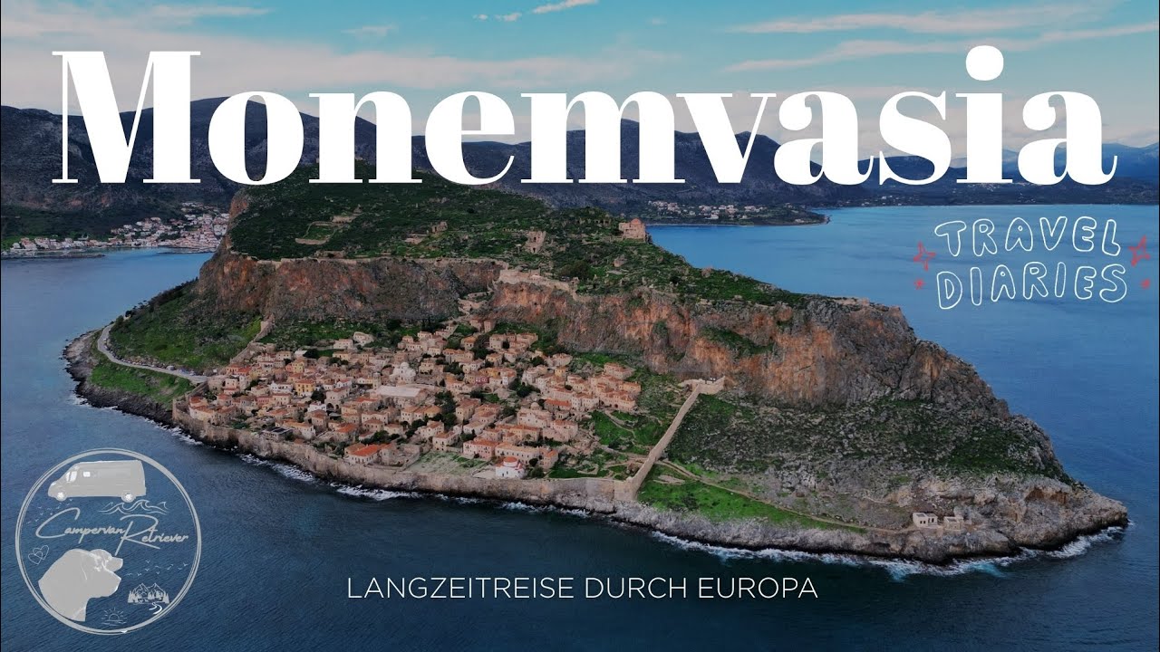 Monemvasia aus der Luft 🇬🇷 | Drohnenaufnahmen, Strand & Vanlife Alltag in Griechenland