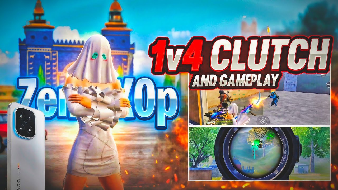 1v4 CLUTCH vs Conqueror Lobby! 🔥 iQOO 15 + 5 Finger Claw + New Event | BGMI Gameplay
