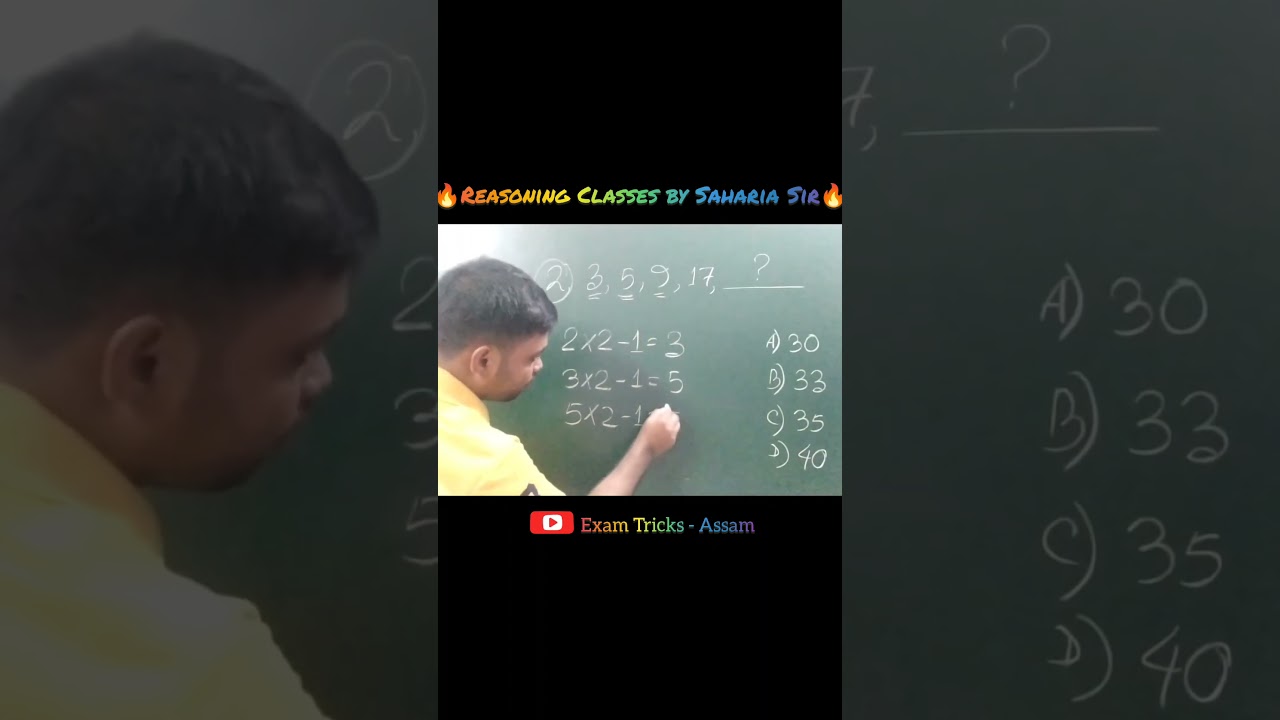🔥 Reasoning Classes by Saharia Sir 🔥 