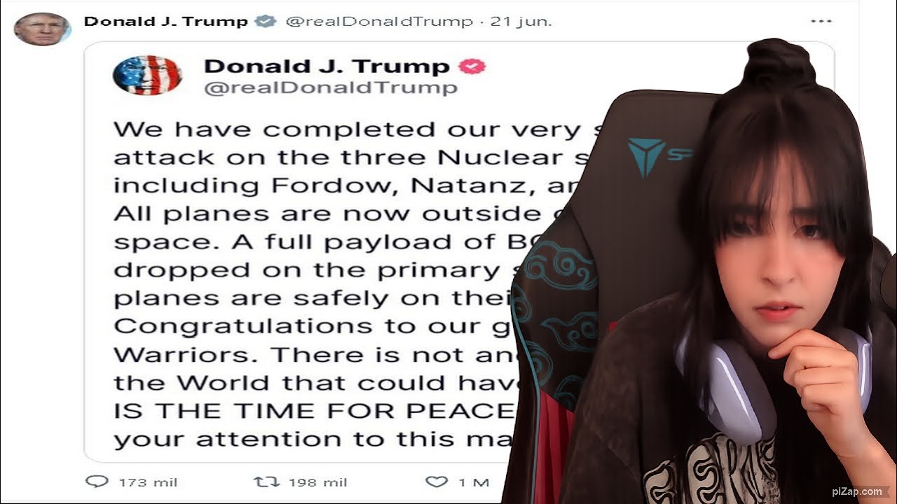 Nissaxter se entera en vivo del ATAQUE de U.S.A a irán