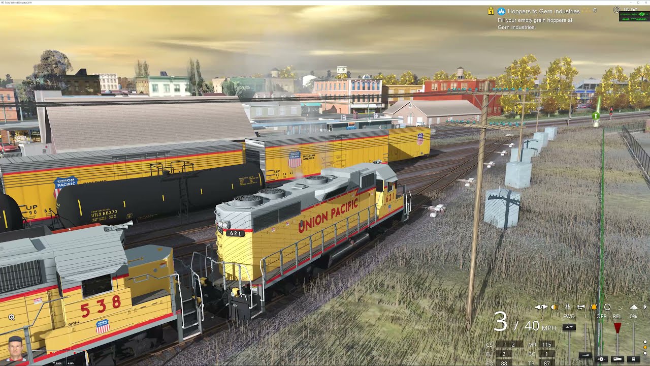 Trainz TRS19 - EMD GP38-2 - Grain Strain - 4K UHD