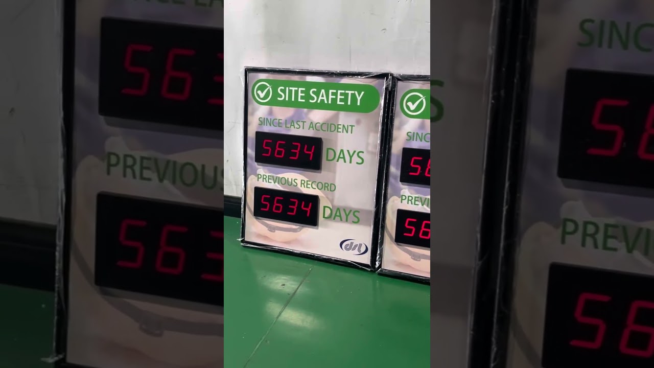 Safety Matters: Track Accident-Free Days with Ease! 🏭✅