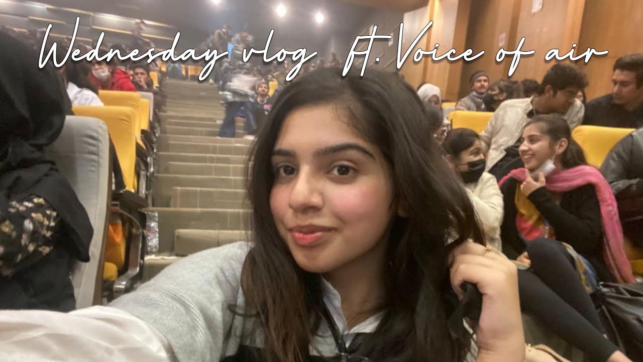 An almost failed attempt at vlogging a university event | Voice of air | Air university