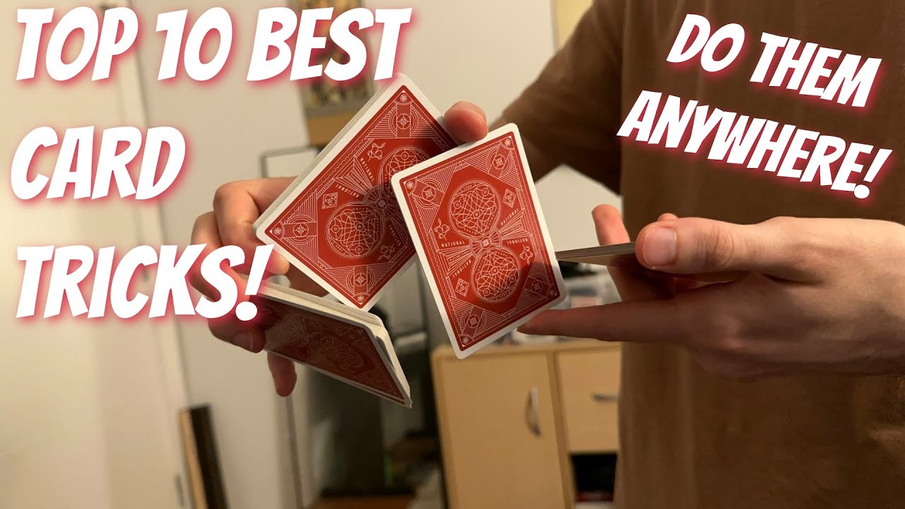 Top 10 BEST Card Tricks That You Can Do Anytime Anywhere!