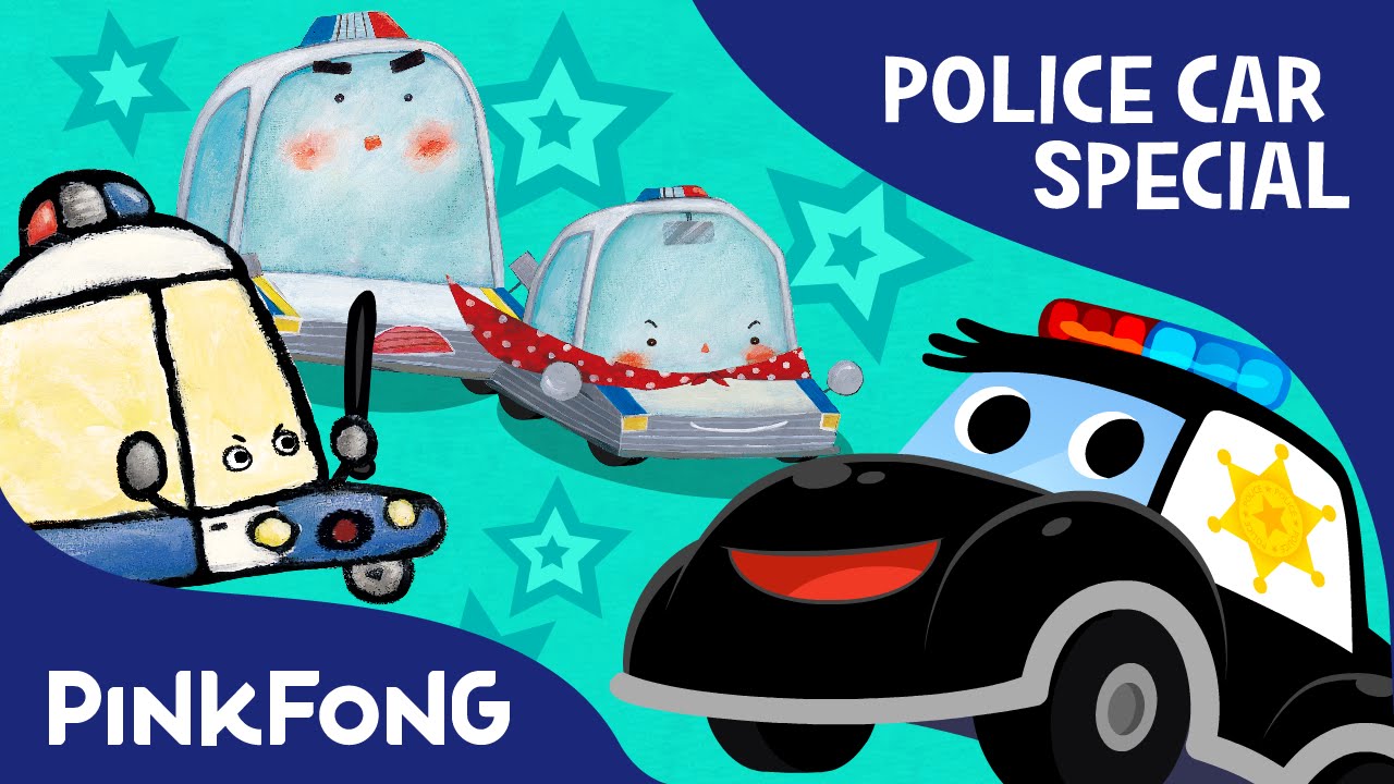 Police Car SPECIAL | Car Songs & Stories & Mini Games | + Compilation | PINKFONG Songs for Children