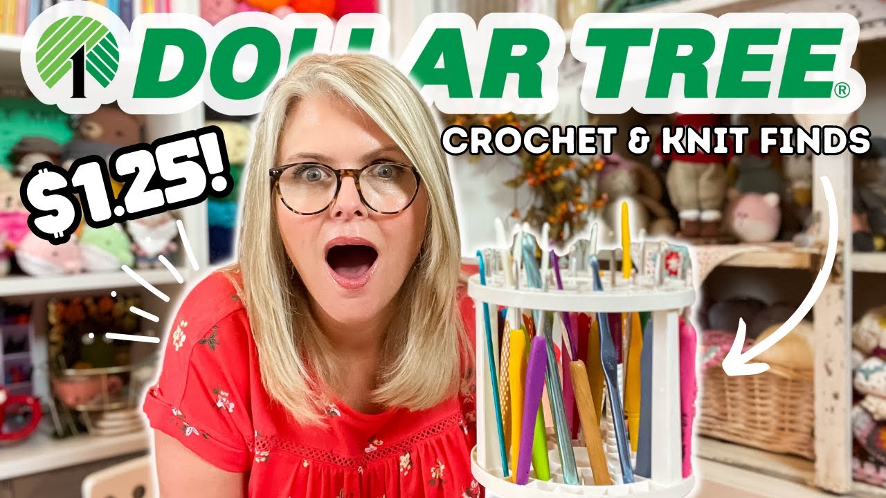 17 НОВЫХ ВЕЩЕЙ ДЛЯ ВЯЗАНИЯ КРЮЧКОМ И СПИЦАМИ DOLLAR TREE!