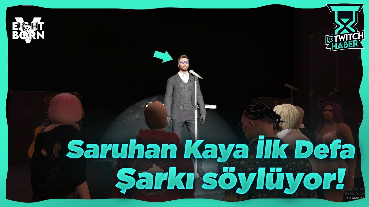 Saruhan Kaya Delibal'da Sahneye Çıkıp Şarkı Söylüyor! | EightbornV2
