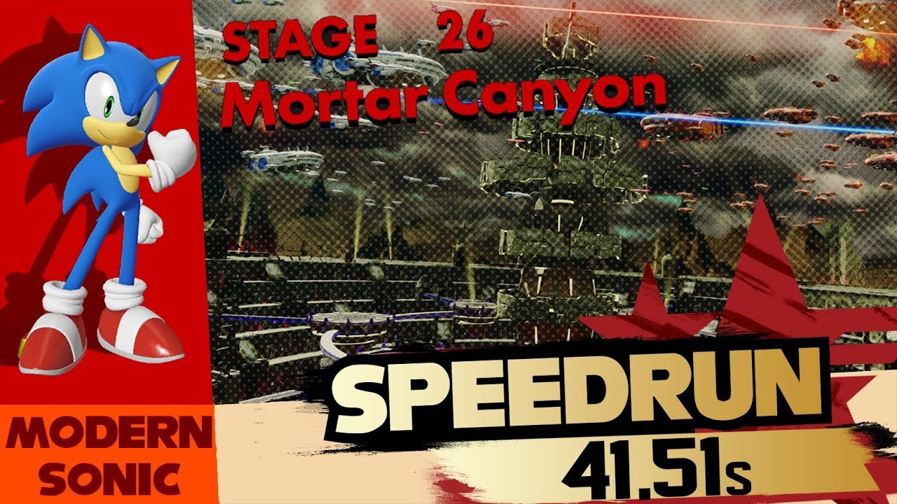 Sonic Forces Speedrun - Mortar Canyon: 41.51s [WR]
