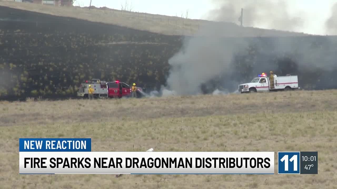 Fire crews knock down fire at El Paso County shooting range