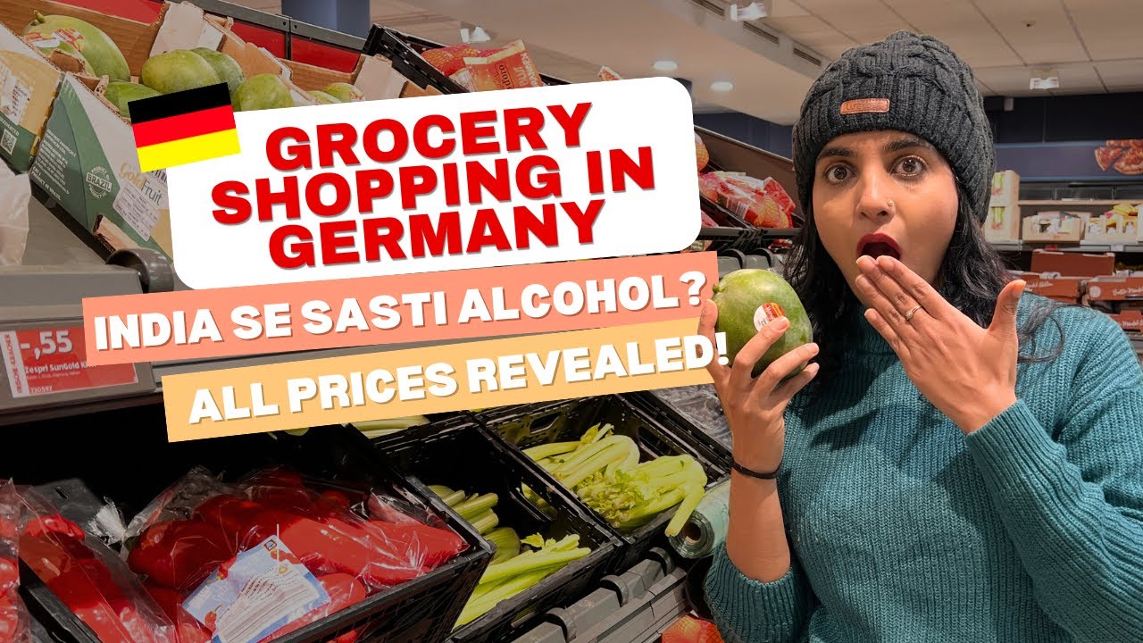 Germany Mein Grocery Kitni Mehengi Hai for Indians? 😱 | Shocking Prices of All Items Revealed!