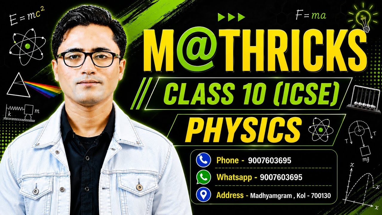 Class 10 PHYSICS (ICSE) - Chapter 1 FORCE (2nd Part)🔥🔥