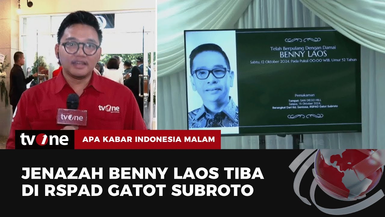 Jenazah Benny Laos Diterbangkan ke Jakarta dan Disemayamkan di RSPAD | AKIM tvOne