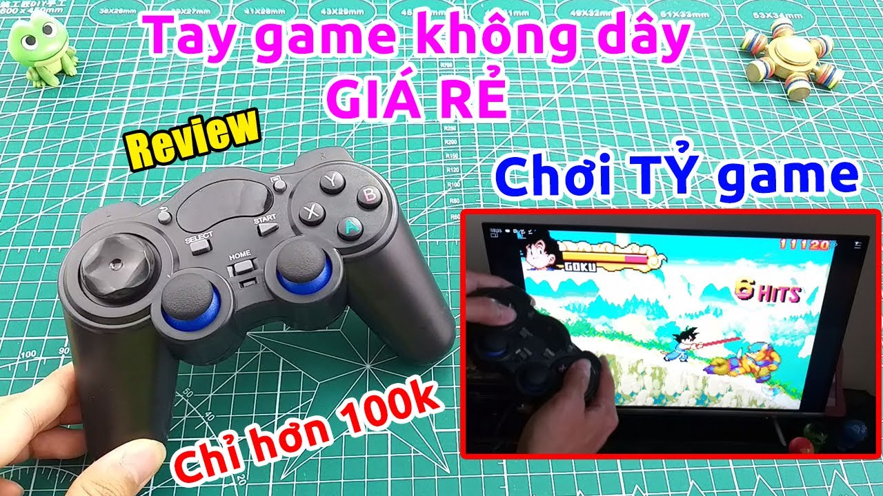 Review tay cầm gamepad không dây GIÁ RẺ chơi NGON chỉ hơn 100k