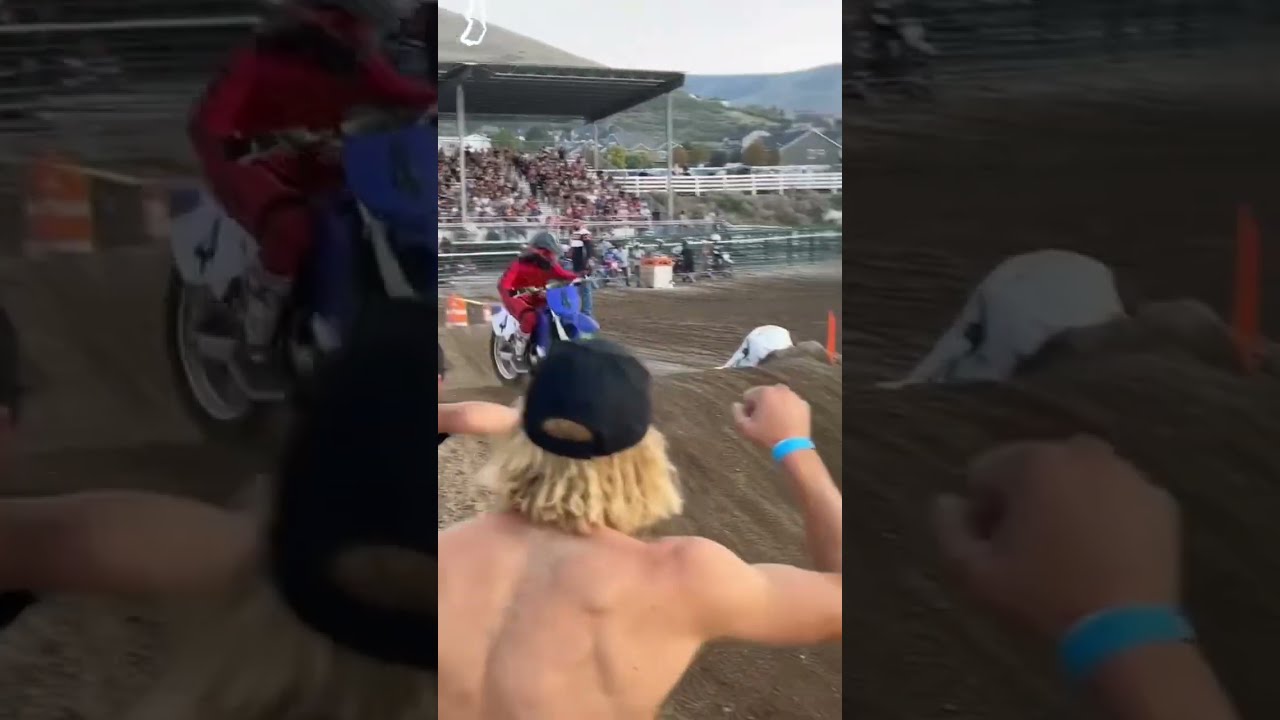 His First Time Racing Dirtbike!