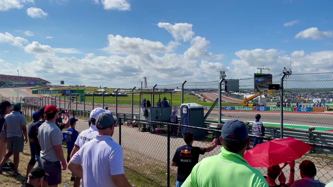 2021 US Grand Prix start from turn 11