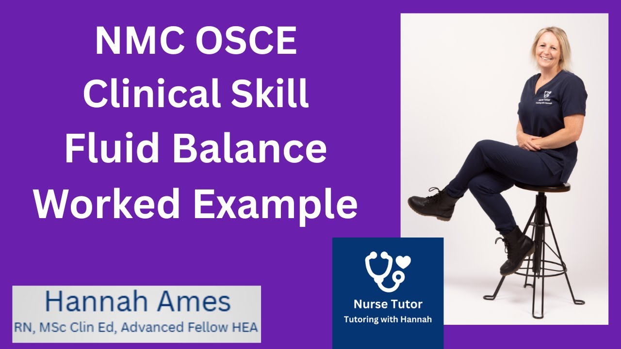NMC OSCE Fluid Blance и рабочий пример