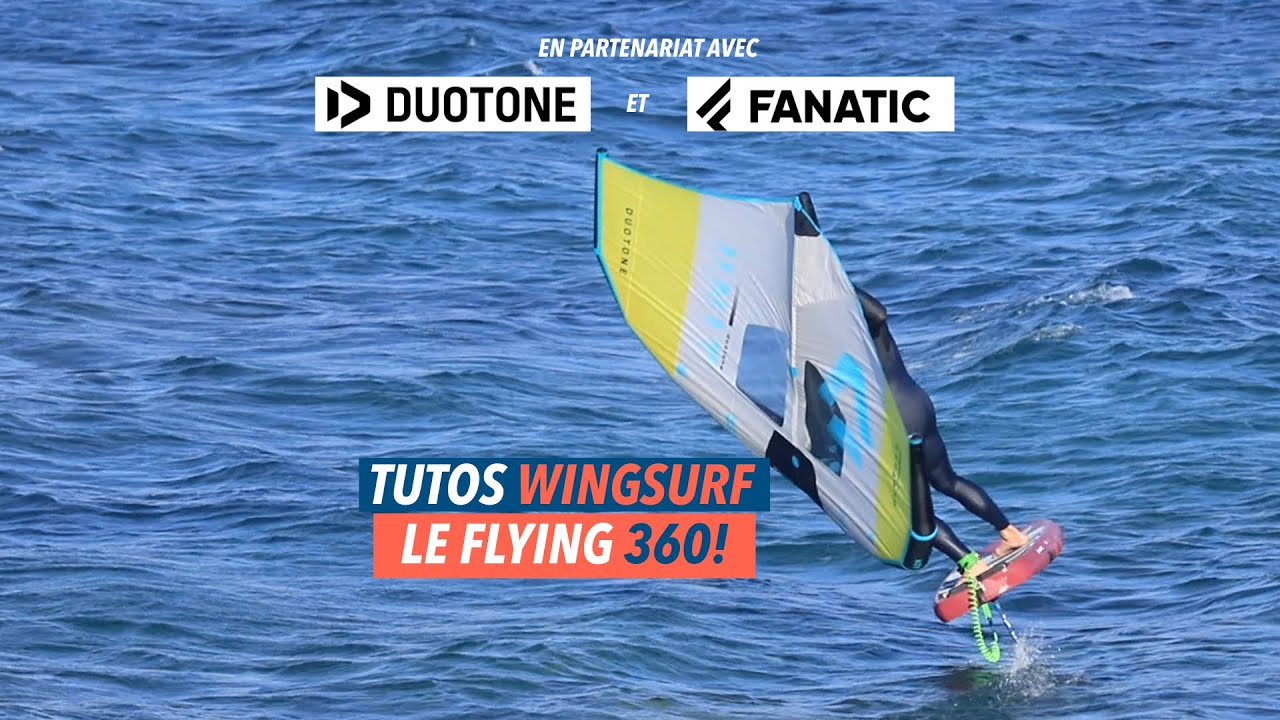 [Tuto wing foil] Le 360 en vol en wingsurf !