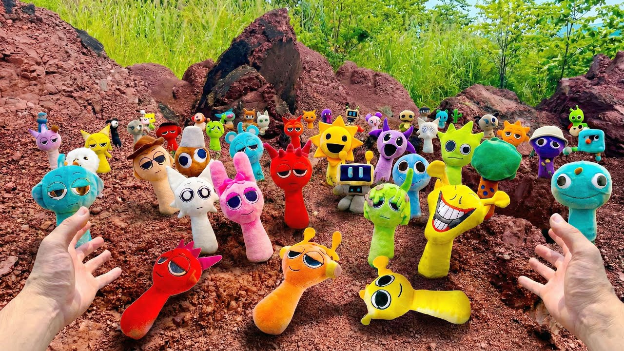 Find Sprunki If You Can… This Red Soil Hill Is FULL of Hidden Sprunki!