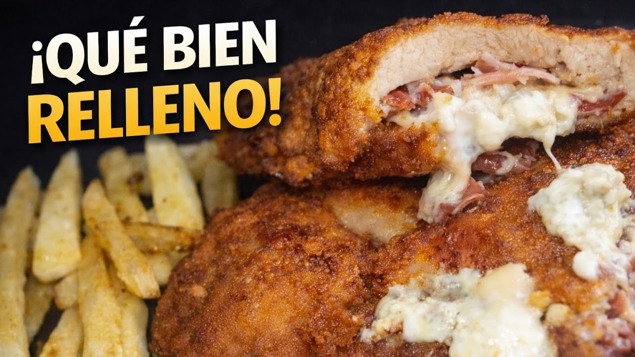 CACHOPO CASERO de CERDO 🧀🔥 Crujiente por Fuera, Explosión por Dentro | Fácil & Brutal