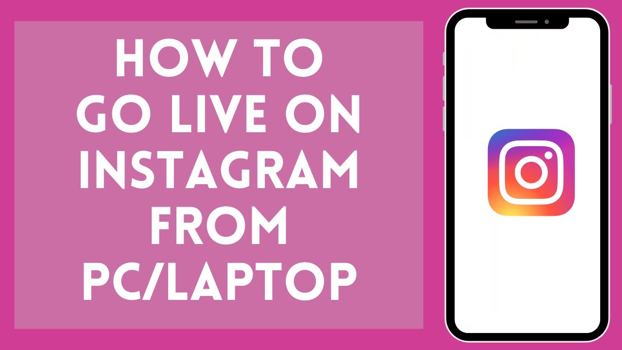 How to Go Instagram Live on PC (2024)